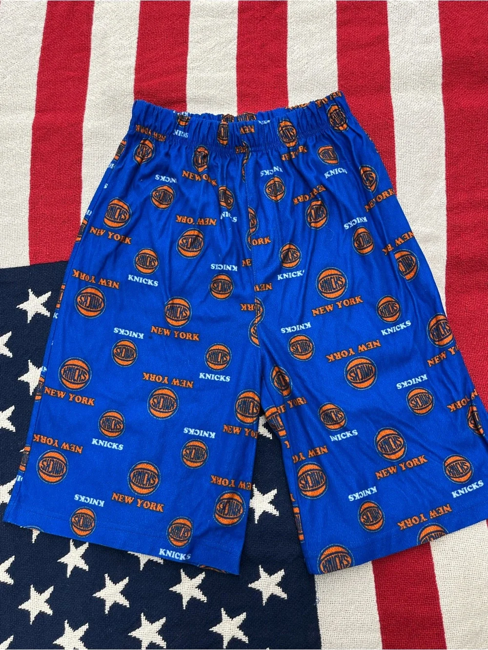 NBA New York Knicks Pajamas Shorts Boys Size Large 14/16